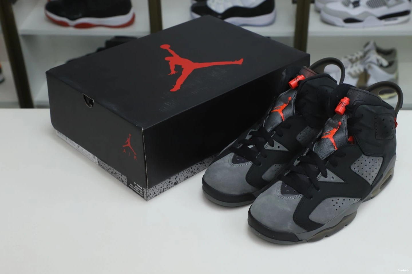 GREY' 6 X SAINT-GERMAIN 'IRON JORDAN PARIS AIR RETRO 1103